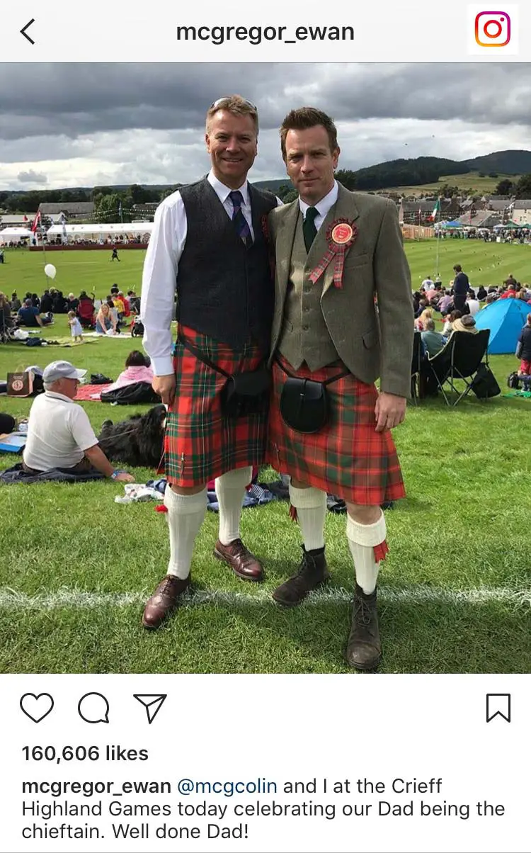 Ewan McGregor Highland Games