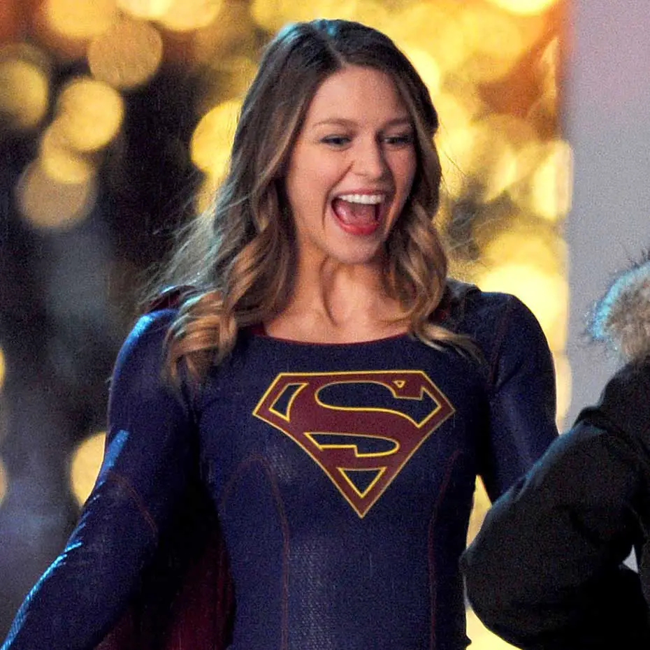 Supergirl Melissa Benoist Fighting Crime But Who’s Behind