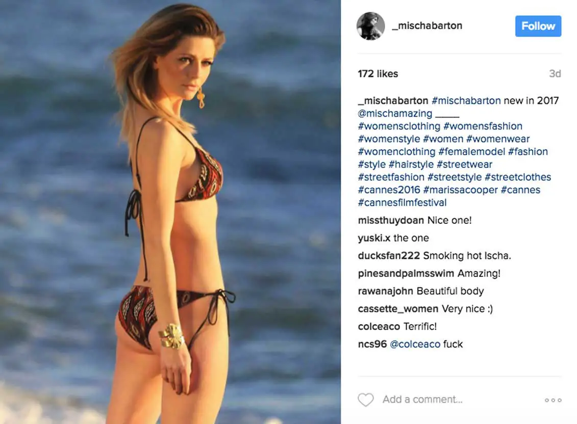 Mischa Barton bikini Beach 138 Water