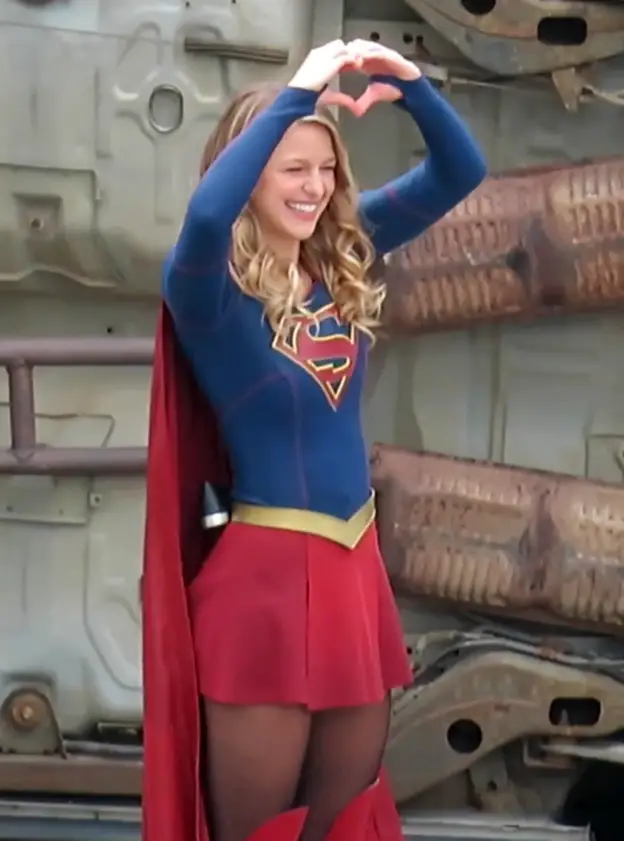 Melissa Benoist Supergirl Filming Vancouver Canada © Atlantic Images
