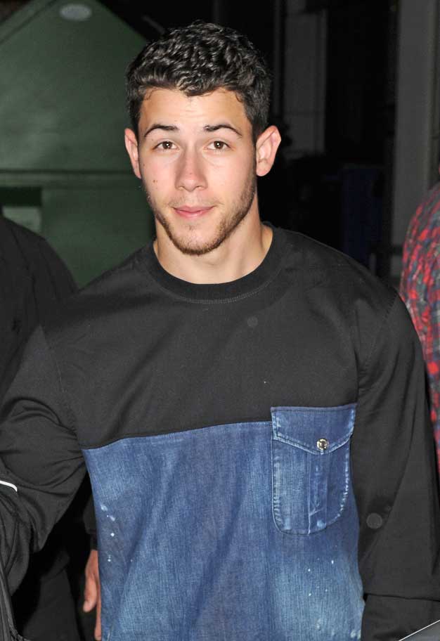 Nick Jonas Pitch Battle Denim Top