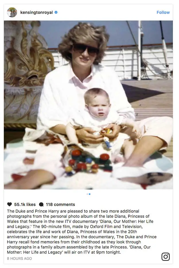 Princess Diana Prince Harry Baby Rare Family Album