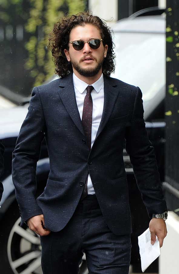 Kit Harington was spotted out and about in London © Atlantic Images