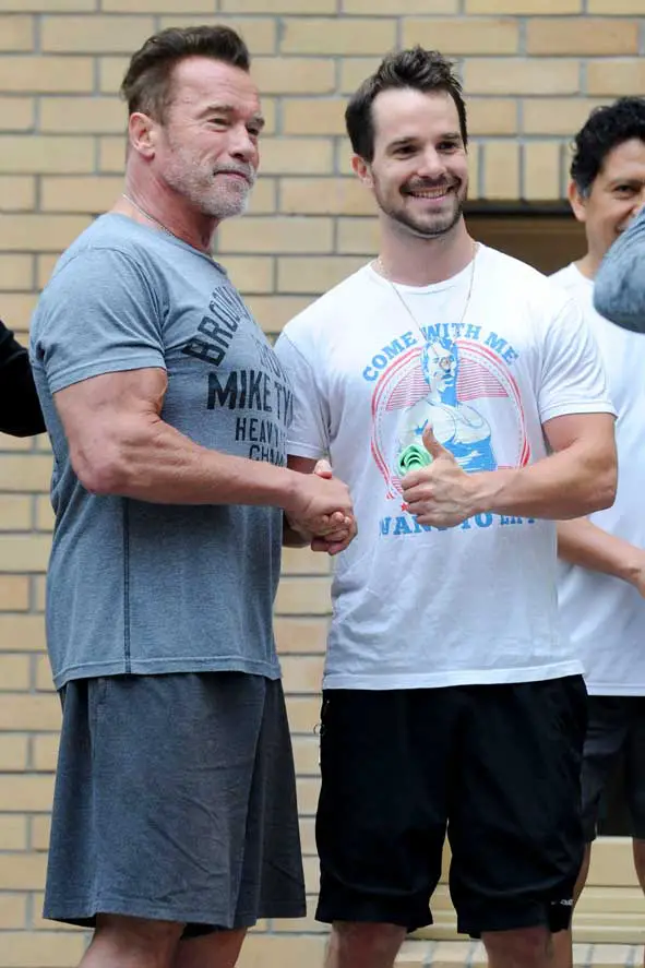 Arnie Come With Me If You Want To Lift Gym Adult T Shirt