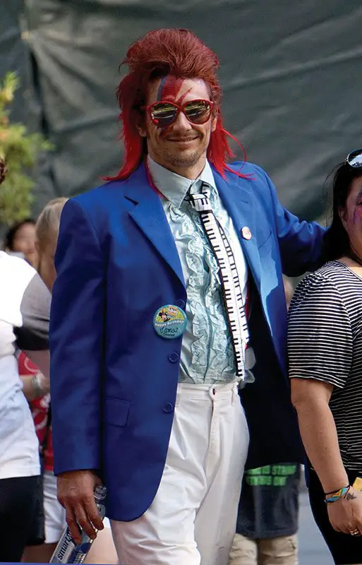James Franco David Bowie Costume Disneyland