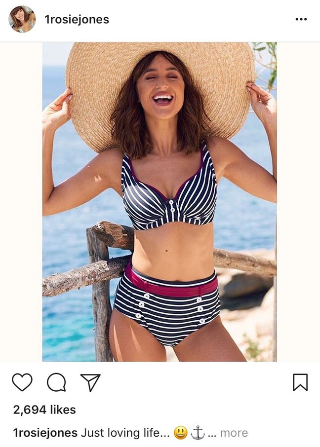 Rosie Jones Bikini Instagram