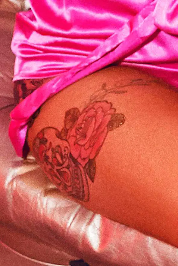 Olivia Buckland Lingerie Tattoo Ann Summers Cocoa Brown