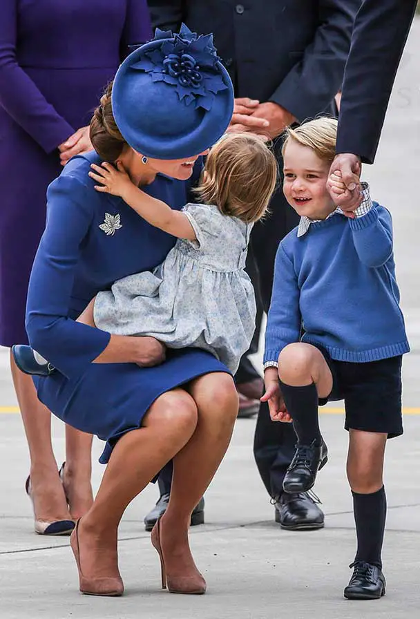 Royal Tour Canada Prince William Kate Middleton Prince George Princess Charlotte Jenny Packham Dress