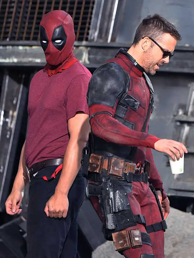 Deadpool 2 Filming Vancouver Canada Ryan Reynolds Mask
