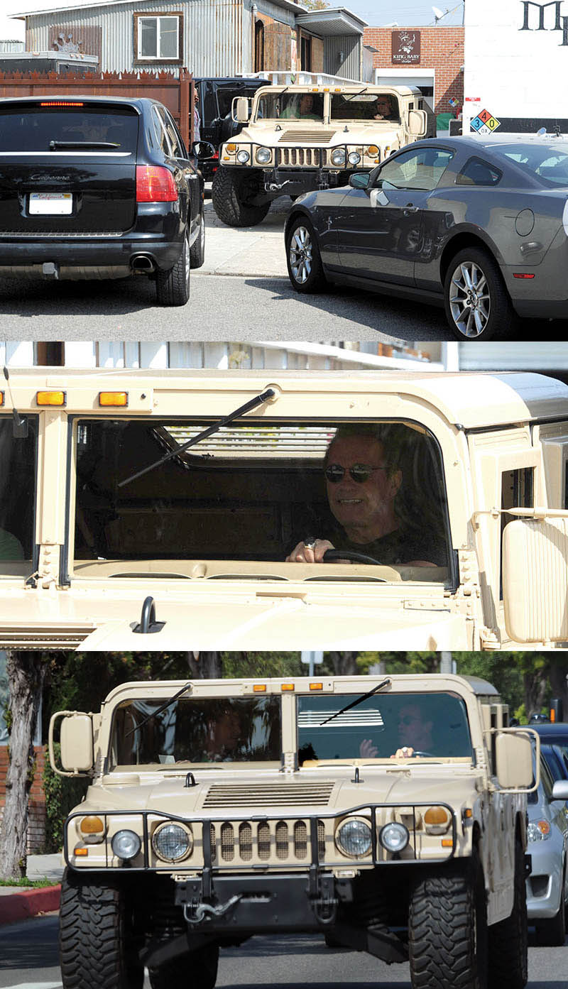 Arnold Schwarzenegger Hummer LA