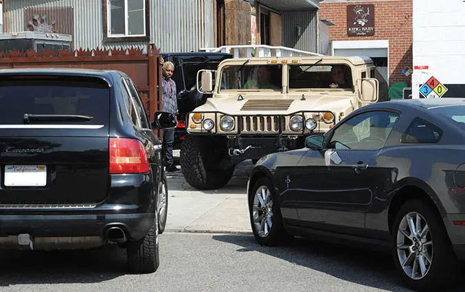 Arnold Schwarzenegger Hummer LA