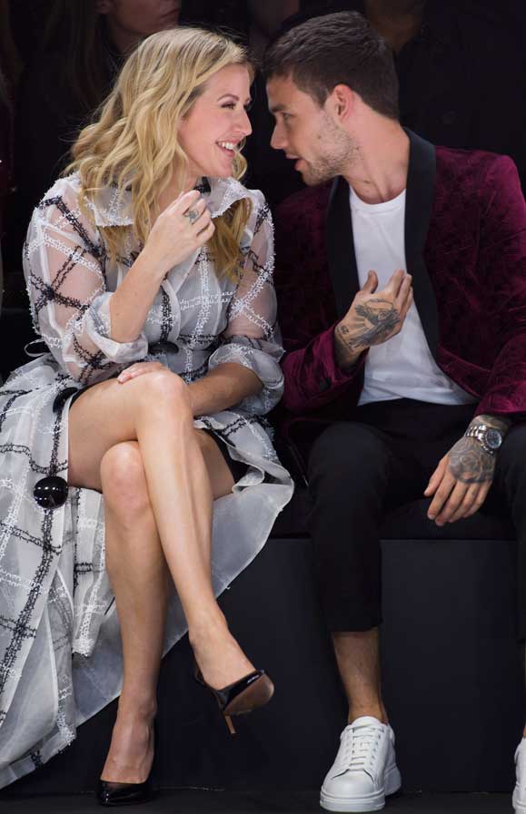 Ellie Goulding Legs Liam Payne Emporio Armani London Fashion Show