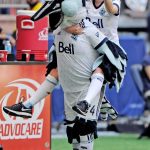 Georgina Haig Frozen Elsa Vancouver Whitecaps Playing Soccer Mascot Spike