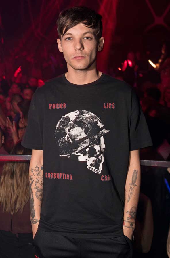 Louis Tomlinson Tattoos KendraBlanca T Shirt Hakkasan News Las Vegas Party