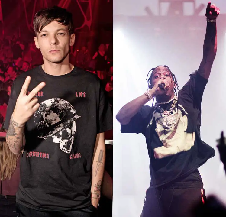 Louis Tomlinson Hakkasan Travis Scott Kylie Jenner Pregnancy News Las Vegas Party