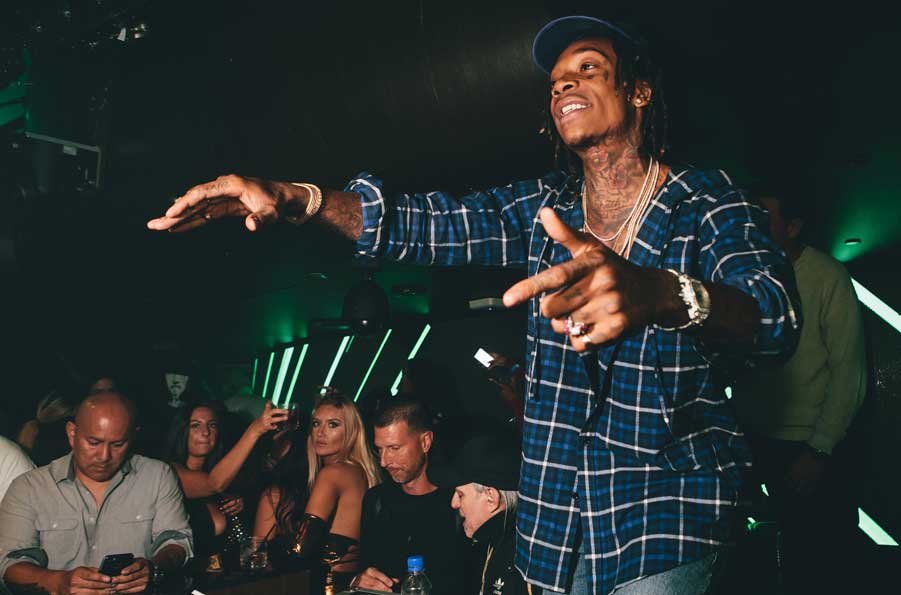 Wiz Khalifa Hakkasan Nightclub Performing