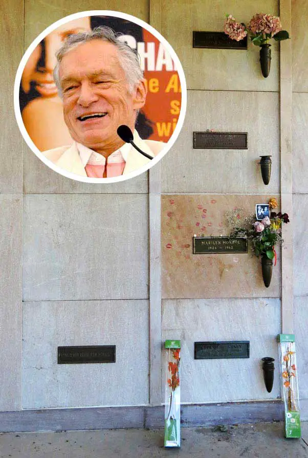 This Is Where Hugh Hefner Is Set To Be Buried Next To Marilyn Monroe Celebrity Wotnot