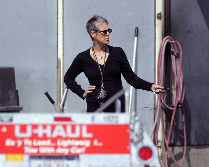Jamie Lee Curtis U Haul Grey Hair Purse Necklace