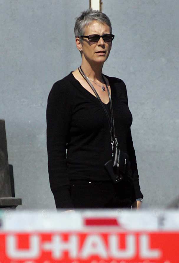 Jamie Lee Curtis U Haul Grey Hair Purse Necklace