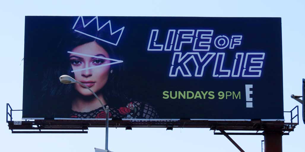 Battle Billboard Kylie Jenner Taylor Swift Sam Smith Los Angeles