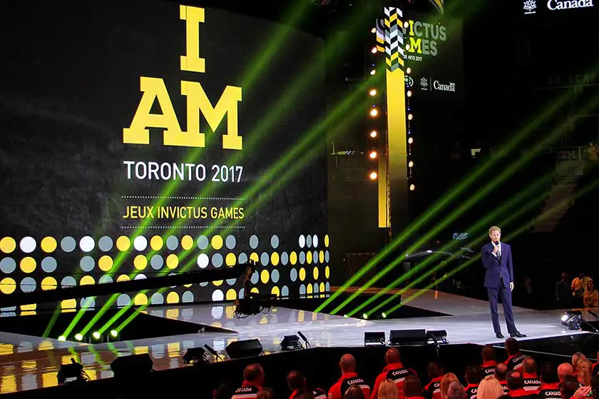 Prince Harry made a speech at the Invictus Games