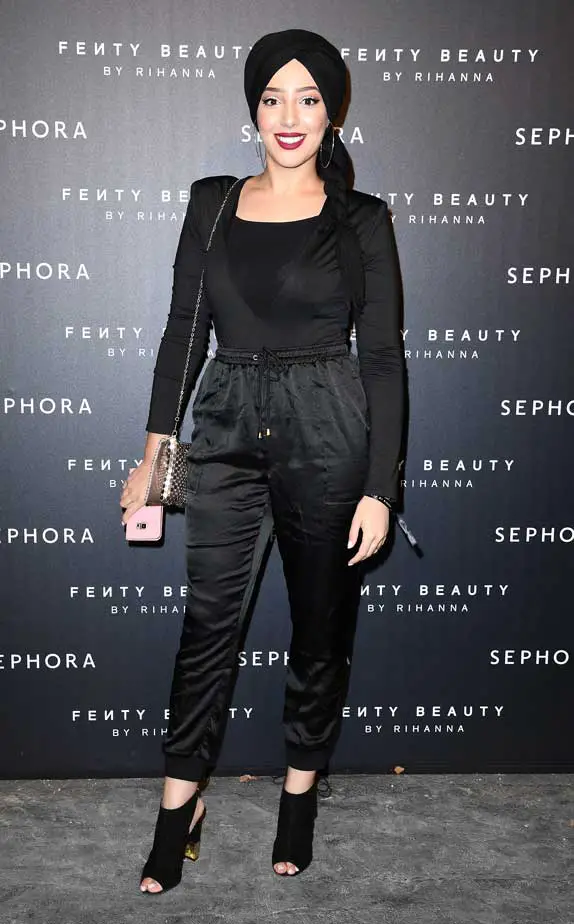 Salima Aliani Rihanna Fenty Beauty Launch Paris France Influencers