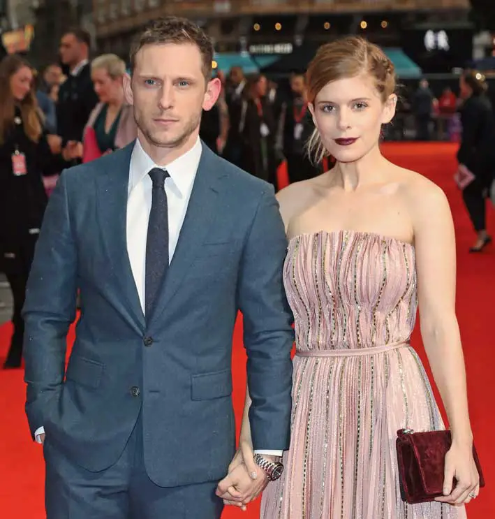 Jamie Bell Married Kate Mara Couple Prada Dress Fashion Red Carpet
