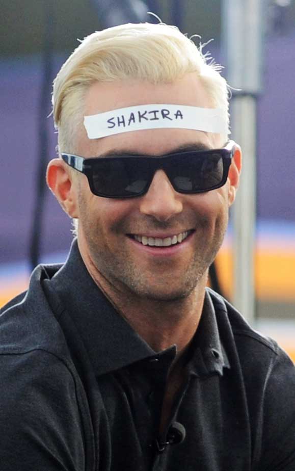 Adam Levine Baby Name Ellen DeGeneres Shakira Name on Forehead Funny