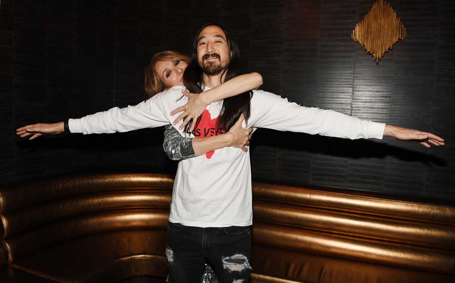 Celine Dion My Heart will go On Las Vegas Benefit Fund Steve aoki EDM