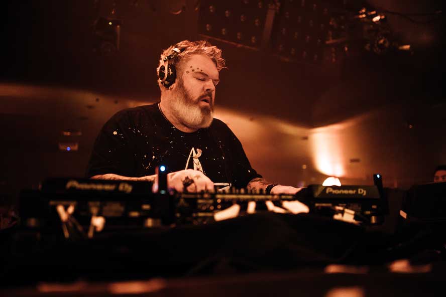 Hodor Kristian Nairn DJ Doorstop Face Tattoo Hakkasan