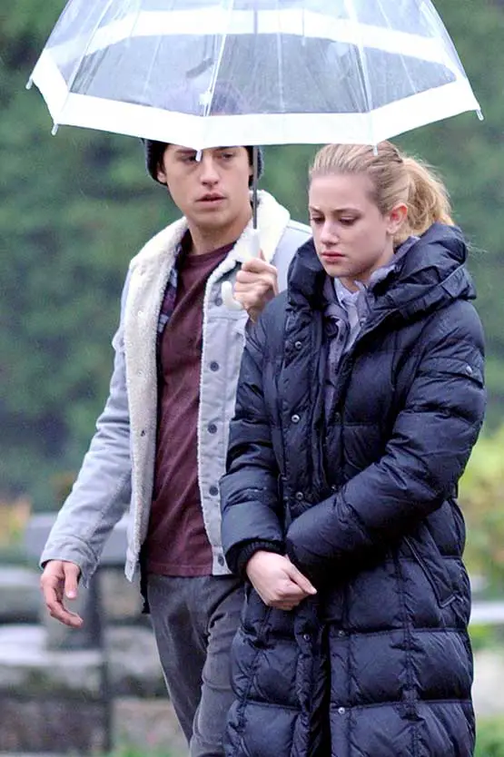 Lili Reihart and Cole Sprouse Filming in Vancouver