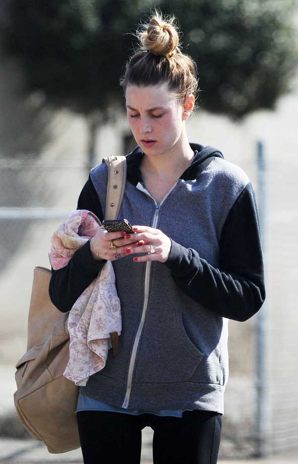 Whitney Port workout no make up fashion