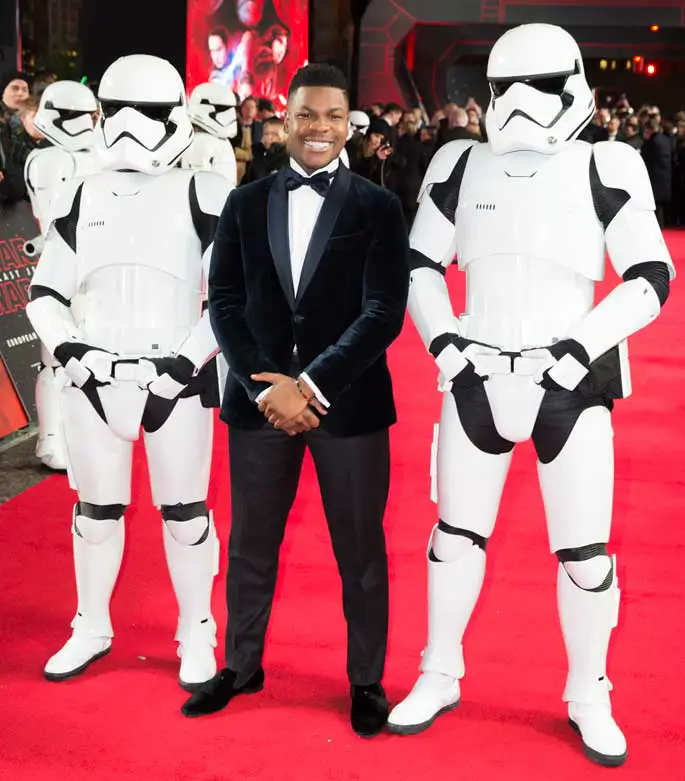 John-Boyega StormTroopers Star Wars The Last Jedi London Premiere