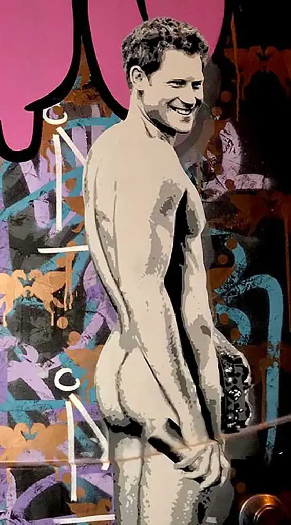 Prince Harry Meghan Markle Nude Artwork Pegasus