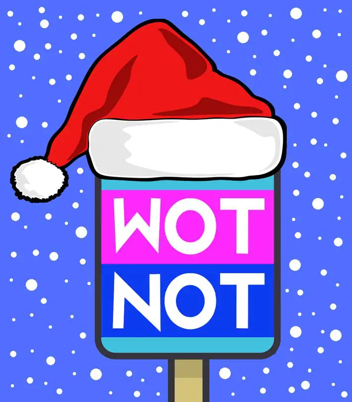Celebrity wotnot Merry Christmas Santa Hat Celebrity Holidays