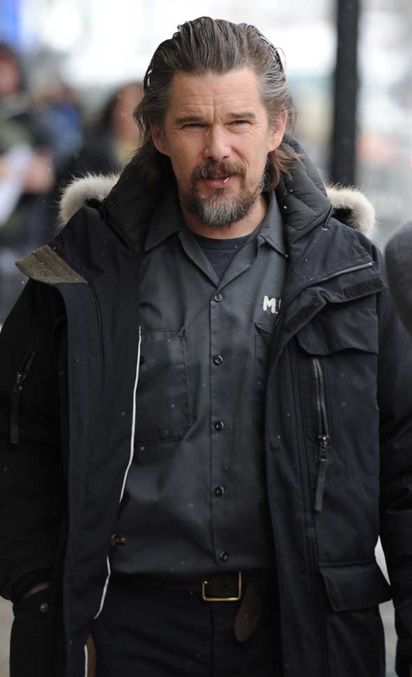 Ethan Hawke beard salt and pepper Juliet, Naked Blaze Foley Sundance film festival