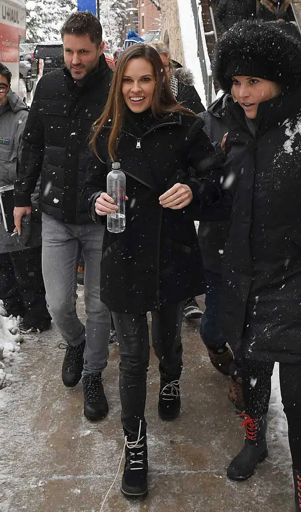 Hilary Swank Philip Schneider Sundance Film Festival