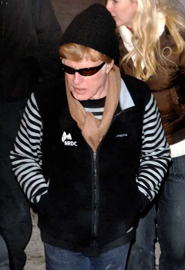Robert Redford chose this unusual Hamburglar inspired outfit at the Sundance Film Festival