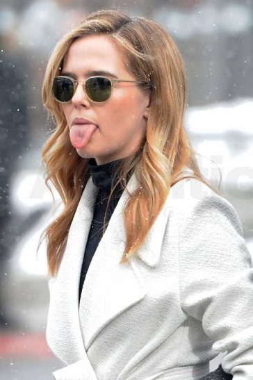 Zoey decided to get a real taste of the Sundance Film Festival! © Atlantic Images