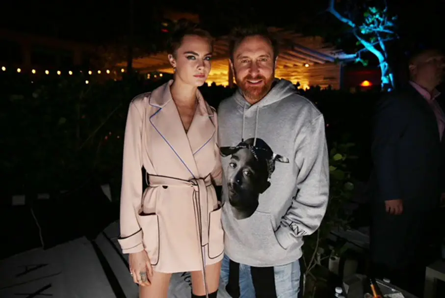 Cara Delevingne Jacket Knee High Boots Armani Exchange Jacket David Guetta 2 Pac Sweater