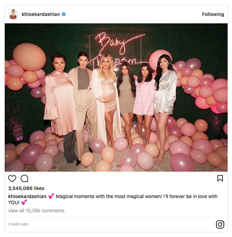 Khloe Kardashian Lingerie Kylie Jenner shows off legs in Nigh gown Kourtney Kardashian Kim Kardashian Kris Jenner and Kendall Jenner at Baby Thompson Baby Shower