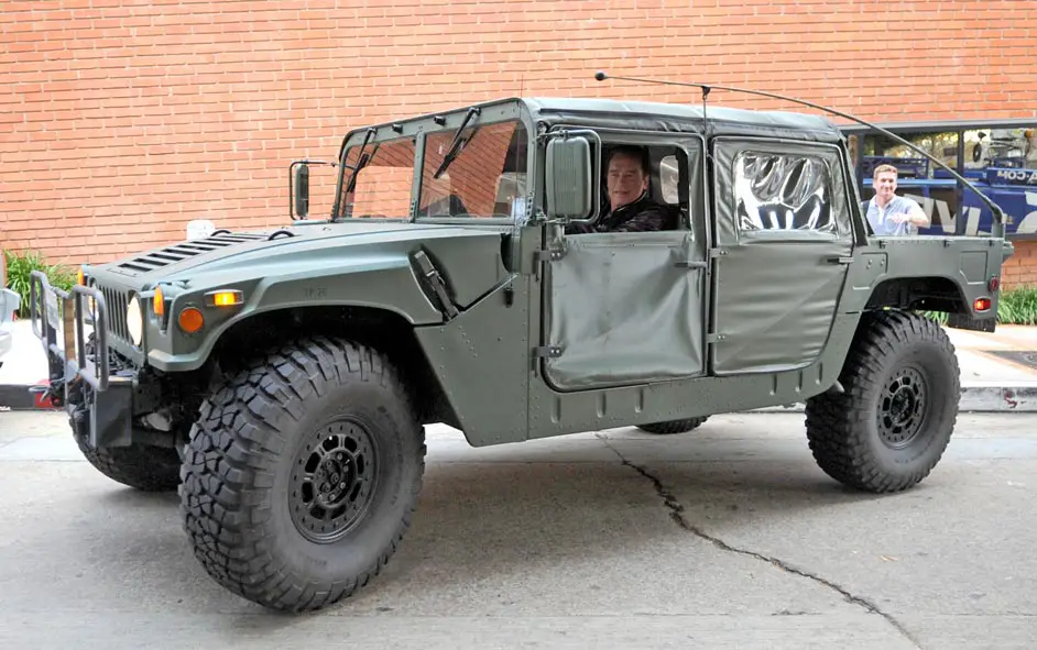 Arnold Schwarzenegger Open Heart surgery Arnie Took his green Hummer out for a spin in Los Angeles