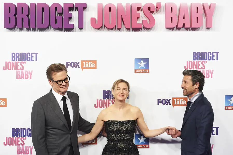 Colin Firth, Renee Zellweger, Patrick Dempsey attended'Bridget Jones' Baby' premiere at Kinepolis Cinema in Madrid, Spain