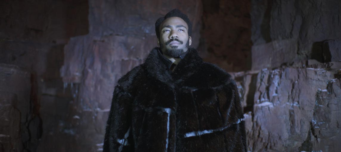 Solo: A Star Wars Story Stills Donald Glover plays Lando-Calrissian in 'Solo: A Star Wars Story' Fur Coat