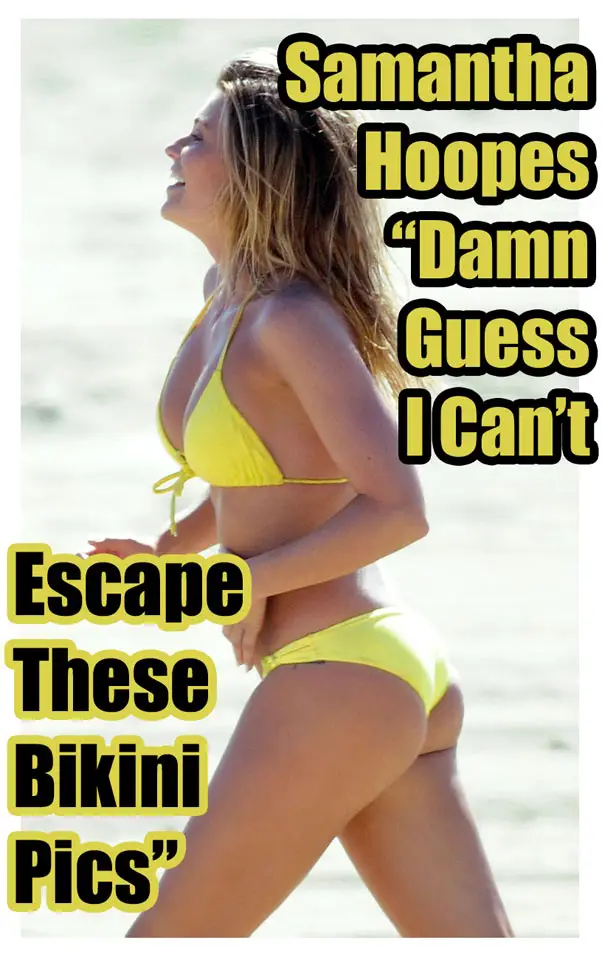Samantha Hoopes #SorryNotSorry For More Bikini Pics After "Do My Nippl...