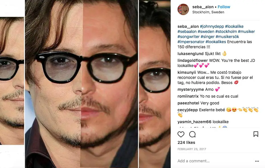 Find the 150 differences! Seba Alon posted this comparison pic on his Instagram account asking "Encuentra las 150 diferences !!!" - Photo courtesy of @seba__alon / Instagram