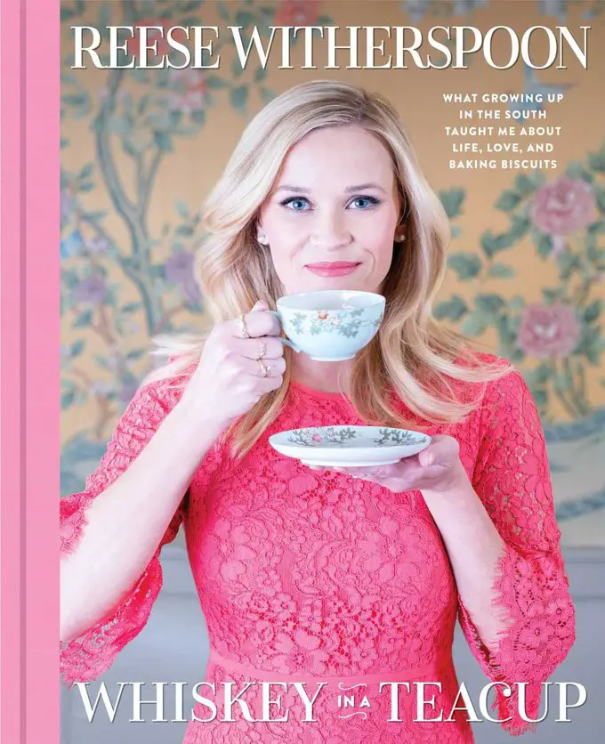 Reese Witherspoon's first book is titled 'Whisky In A Teacup: What Growing Up In The South Taught Me About Life, Love, And Baking Biscuits - Photo courtesy of Amazon Associates