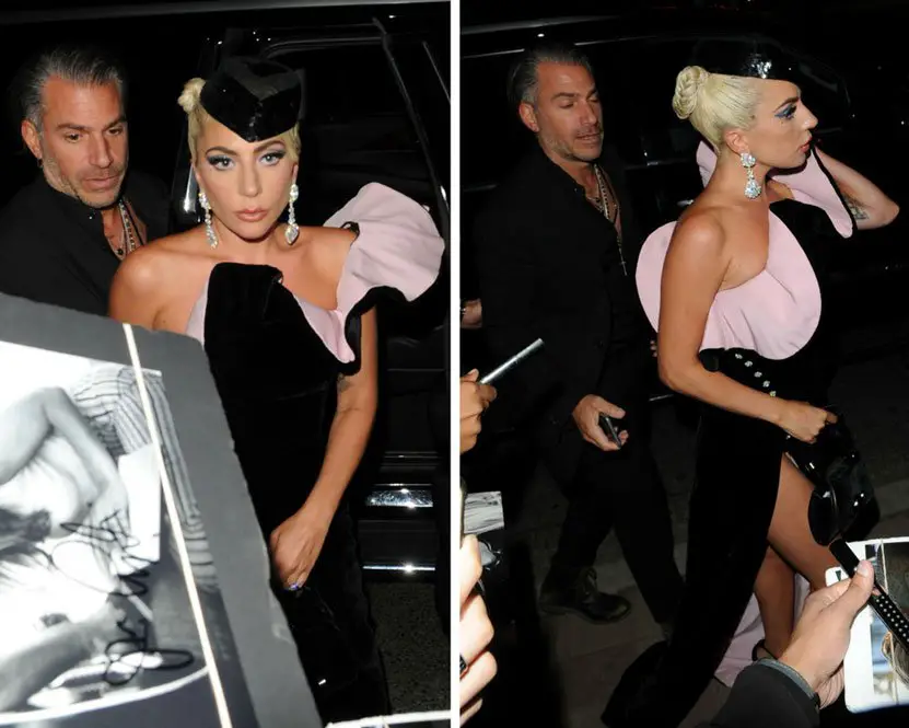 Lady Gaga arrived at the 'A Star Is Born' after-party with partner Christian Carino