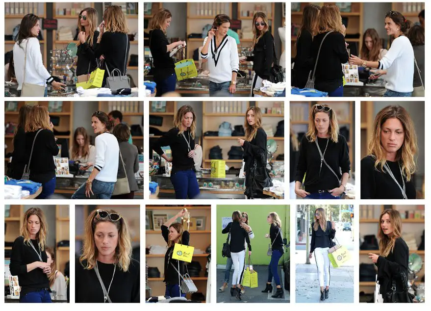 Alessandra Ambrosio was joined by Brazilian model and blogger Michelli Buback
