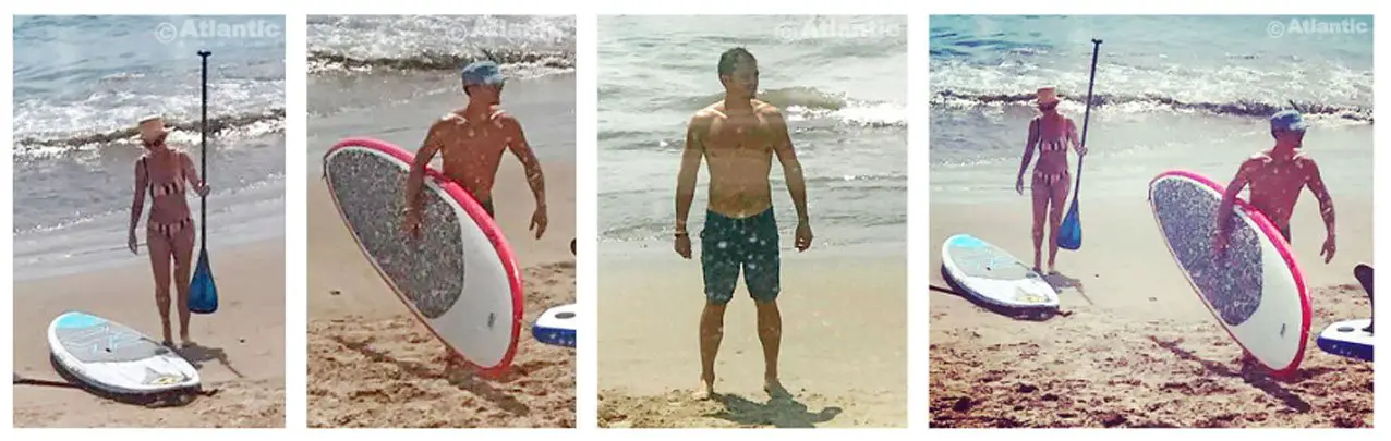 EXCLUSIVE: Katy Perry and Orlando Bloom pictured paddleboarding in 2017 before they announced engagement in 2019! ALL the pics on our gallery page ยฉ Atlantic Images